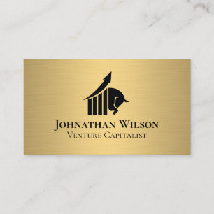Carte De Visite Executive Business Gold Metallic