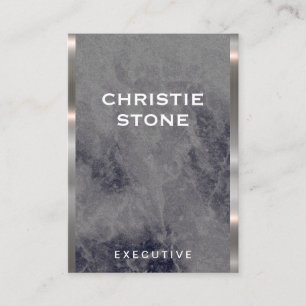 Carte De Visite Executive Lux Trim   Marbre noir
