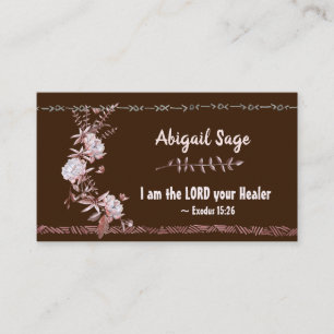 Carte De Visite Exode 15:26 Je suis le Seigneur votre guérisseur B