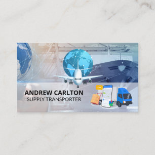 Carte De Visite Expédition de fret Bateau Camionnage Fret aérien