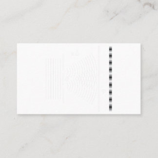 Carte De Visite Expérience de double fente physique passionné de p
