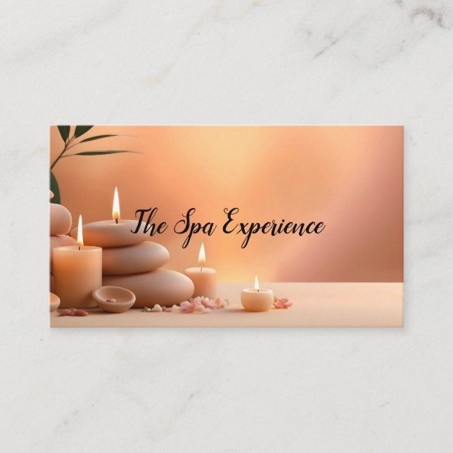 CARTE DE VISITE EXPÉRIENCE SPA (Devant)