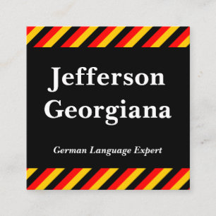 Carte de visite expert en langue allemande