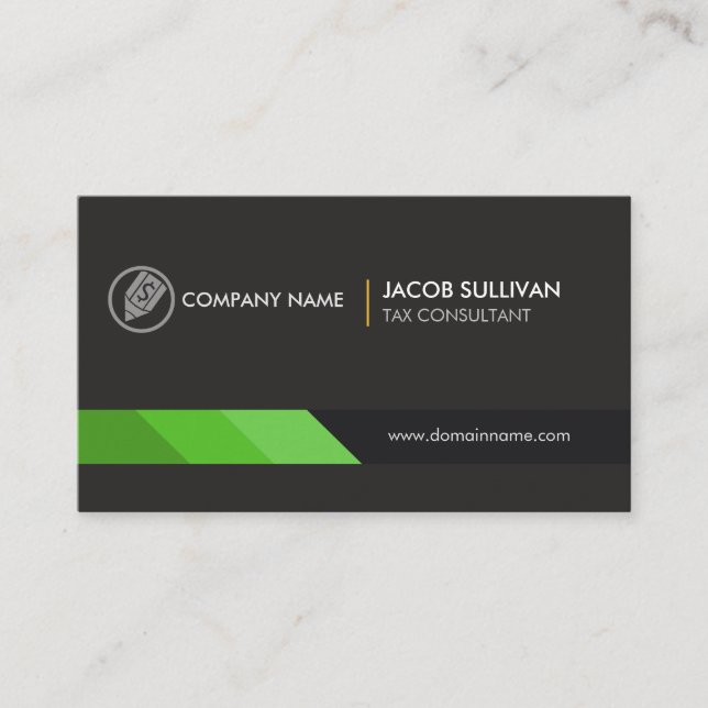 Carte De Visite Expert fiscal Préparateur fiscal (Devant)
