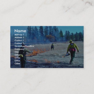 Carte De Visite expertise sur les incendies