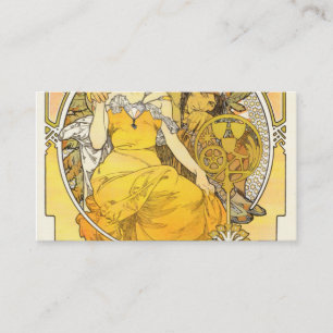 Carte De Visite Exposition universelle de 1904 par Alphonse Mucha