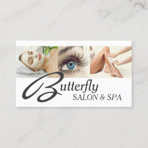Carte De Visite Extensions de Cils Cire Esthétique Spa Salon Beaut