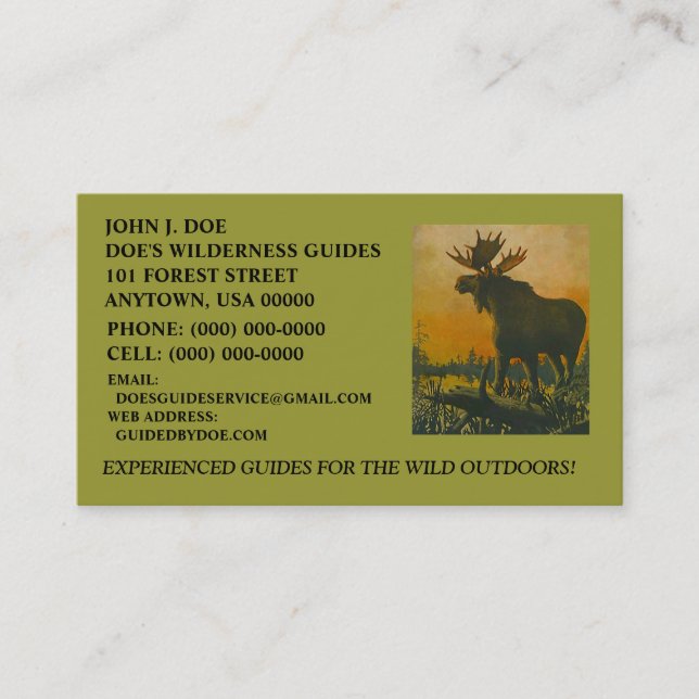 CARTE DE VISITE EXTÉRIEUR DE ~ DE SERVICES DE (Devant)