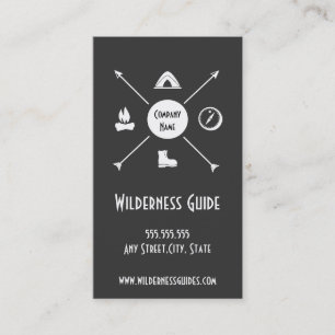 Carte de visite extérieur de guide de région