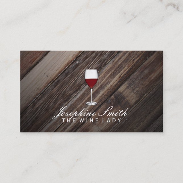 Carte De Visite Extérieur | Vin (Devant)