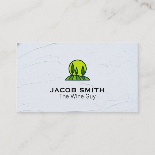 Carte De Visite Extérieur | Vin | Vignoble (Devant)