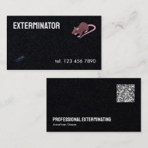 Extermination Pest personnalisé QR