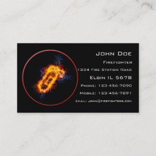 Carte De Visite Extincteur ardent
