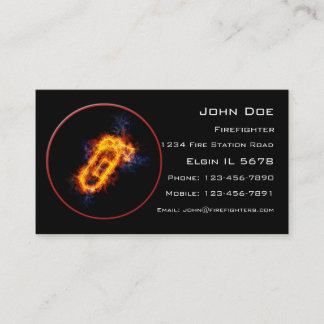 Carte De Visite Extincteur ardent