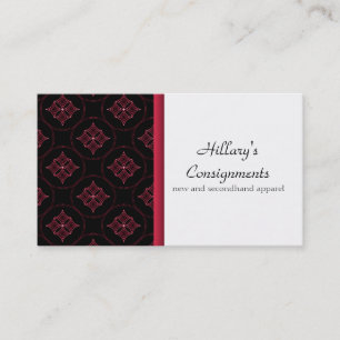 Carte de visite Extravagance moderne, Magenta