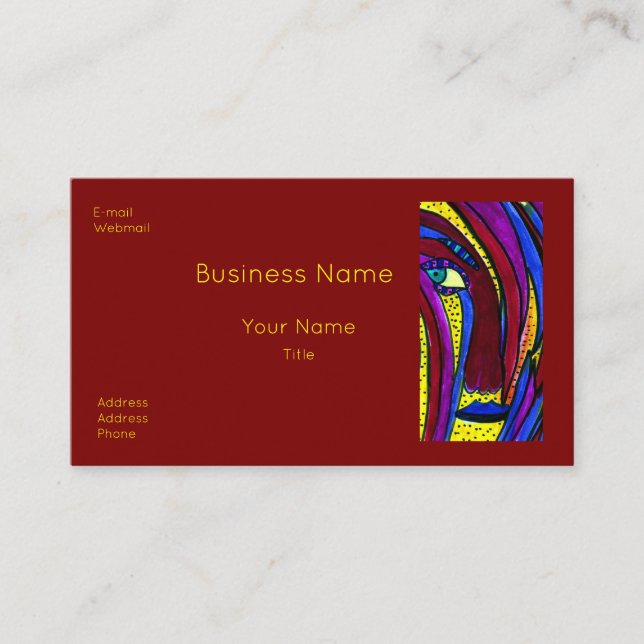 Carte De Visite Eye Catching Business Cards (Devant)