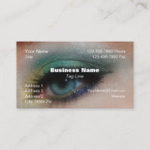 Carte de visite Eye Make-U[ Arrière - plan HAMbyWG