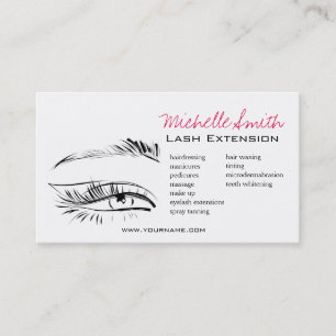 Carte De Visite Eye Sketch Mascara Lash Extension