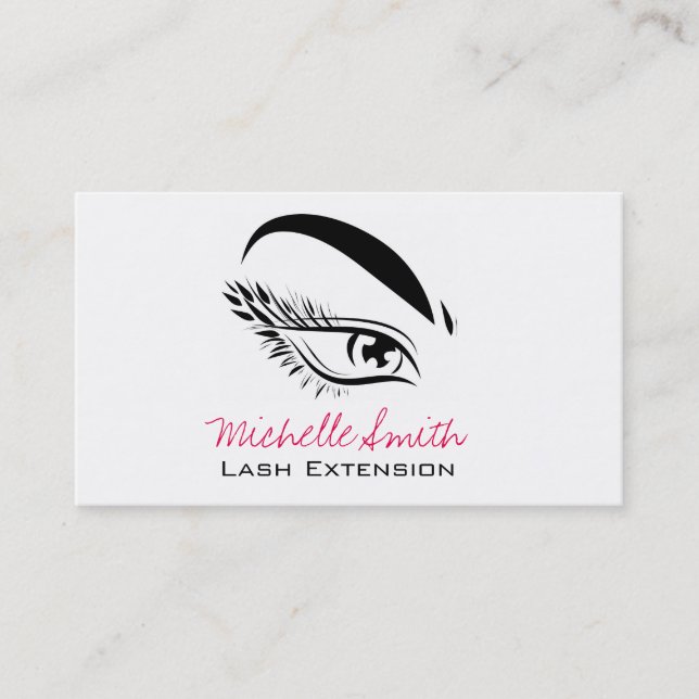 Carte De Visite Eye Sketch Mascara Lash Extension (Devant)