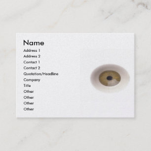 Carte de visite Eyeballs