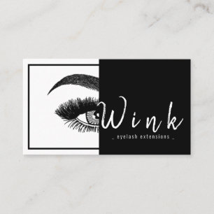 Carte De Visite Eyebrows & Eyelashes Studio Salon