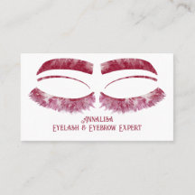 Eyelash & Beauté de l'aquarelle de luxe, rouge