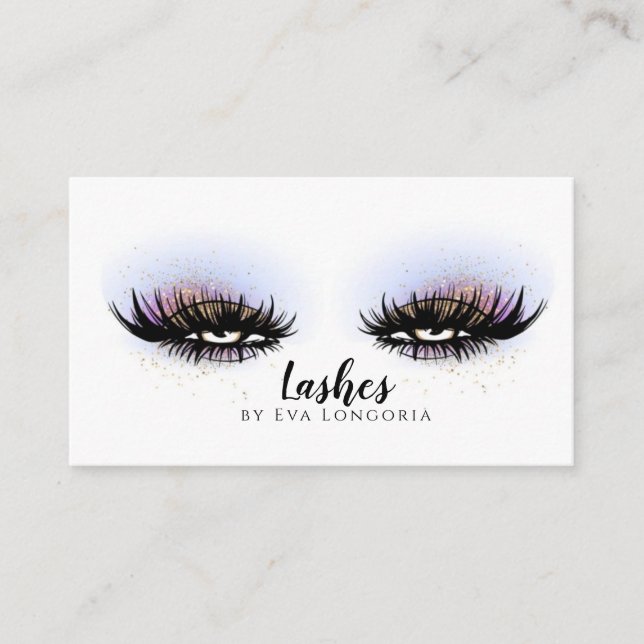Carte De Visite Eyelash extension / Lash maker (Devant)