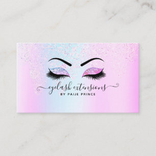 Carte De Visite Eyelash Extension Lash Styliste Holographique Part