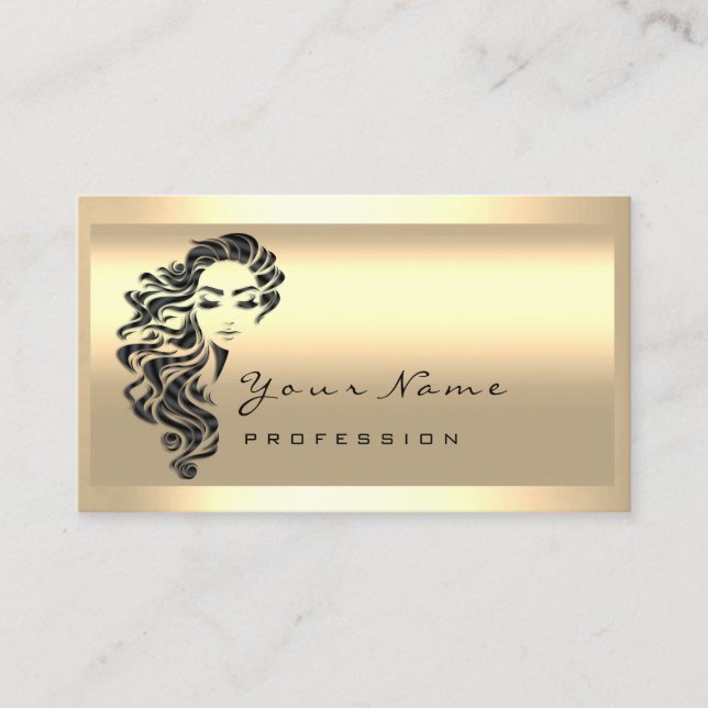 Carte De Visite Eyelash Extension Maquillage Artiste Cheveux Sepia (Devant)