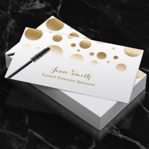 Carte De Visite Eyelash Extensions Chashes Lashes Or Confetti