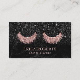 Carte De Visite Eyelash Extensions Salon de marbre de la Parties s