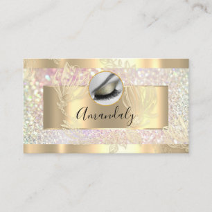 Carte De Visite Eyelash Maquillage Artiste Code QR Logo Parties sc
