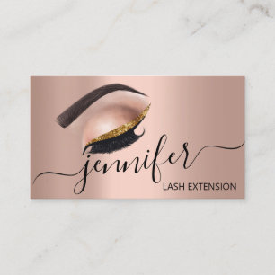 Carte De Visite Eyelash Prolongation Maquillage Artiste Brows