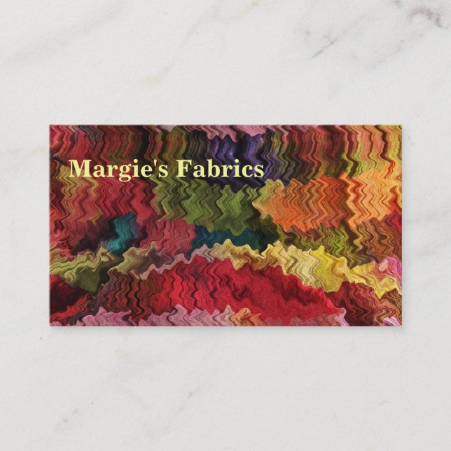 Carte de visite Fabric Store (Devant)