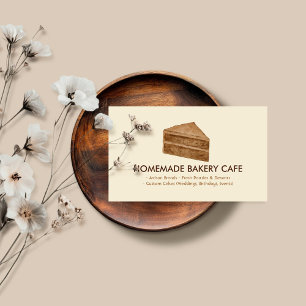 Carte De Visite Fabricant de gâteau Mariage Anniversaire Boulanger