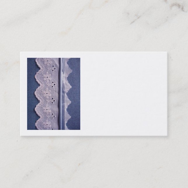 Carte De Visite Fabrication de vêtements, couture (Devant)