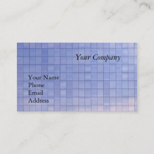 Carte De Visite Façade en verre bleue d'un complexe de bureaux