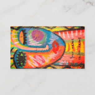 Carte De Visite Face Abstraite