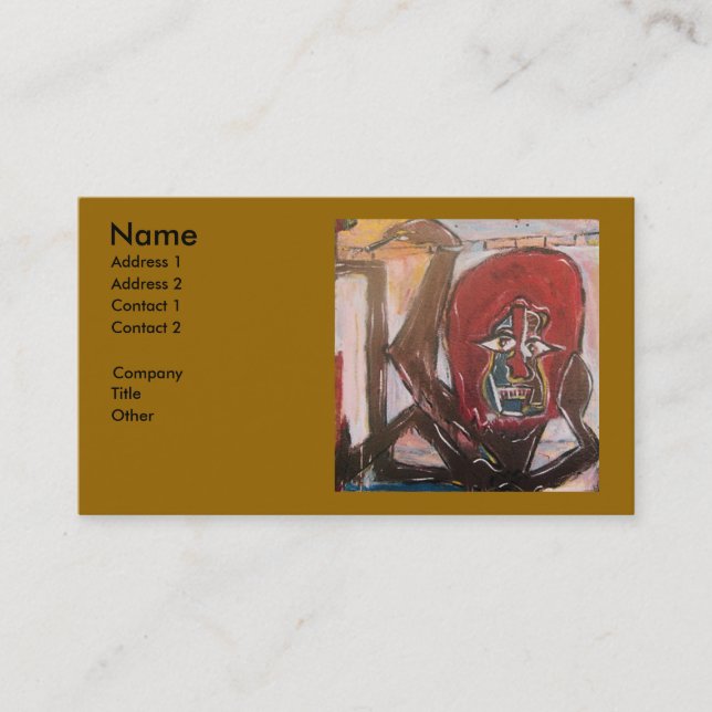 CARTE DE VISITE FACTEUR CHILL DREAD (Devant)