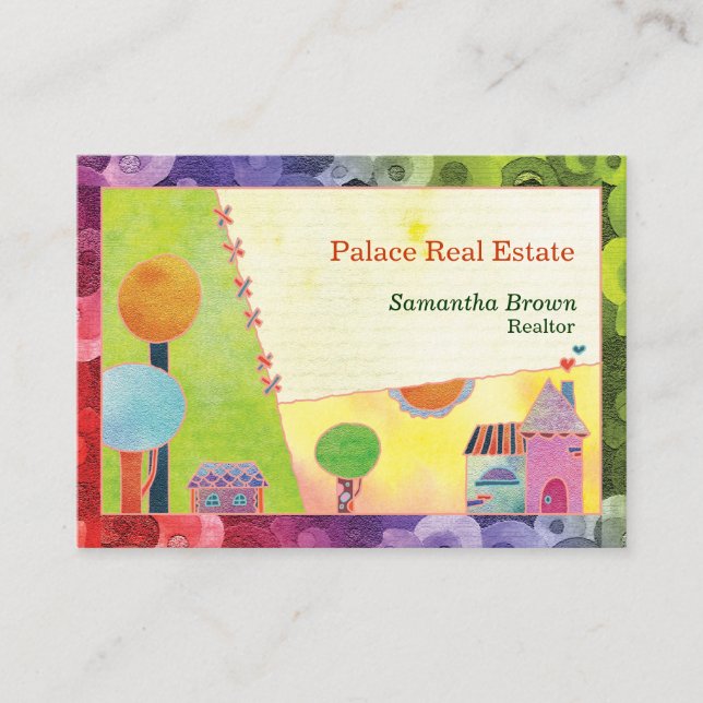 Carte De Visite Fairytale Village Immobilier Realtor (Devant)