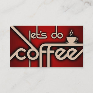 Carte De Visite faisons le café !