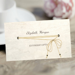 Carte De Visite Fait main, Élégant, Simple, Élégant, Minimaliste