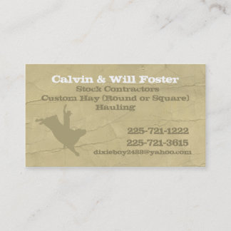 Carte de visite fait sur commande