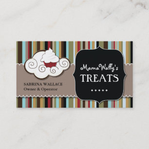 Carte de visite fait sur commande de boulangerie