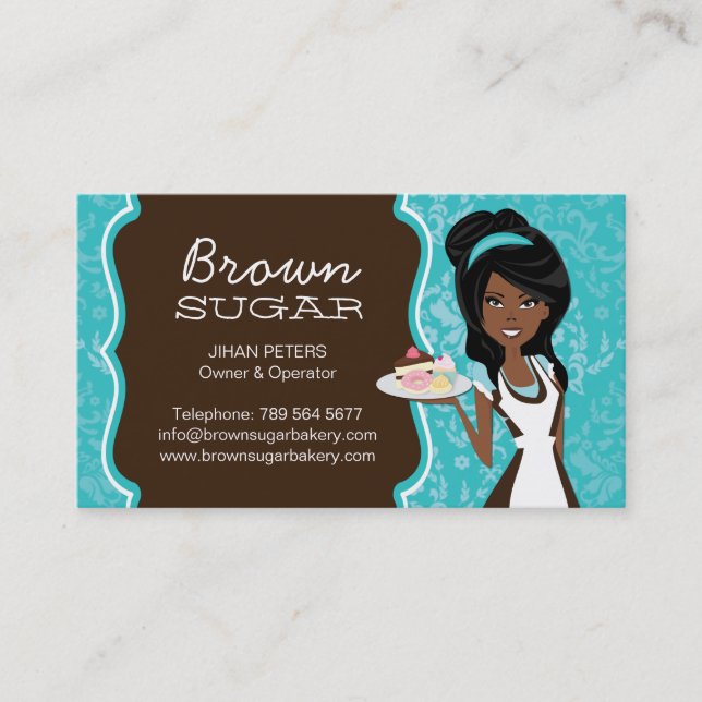 Carte de visite fait sur commande de boulangerie (Devant)