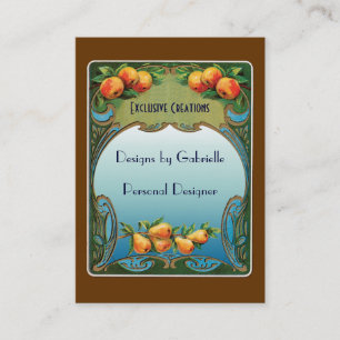 Carte de visite fait sur commande de concepteur