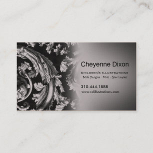 Carte de visite fait sur commande de concepteur de