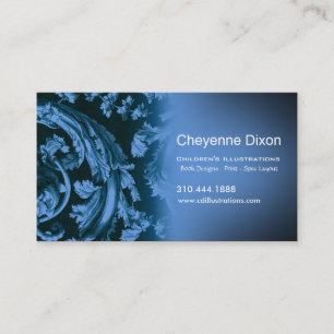 Carte de visite fait sur commande de concepteur de