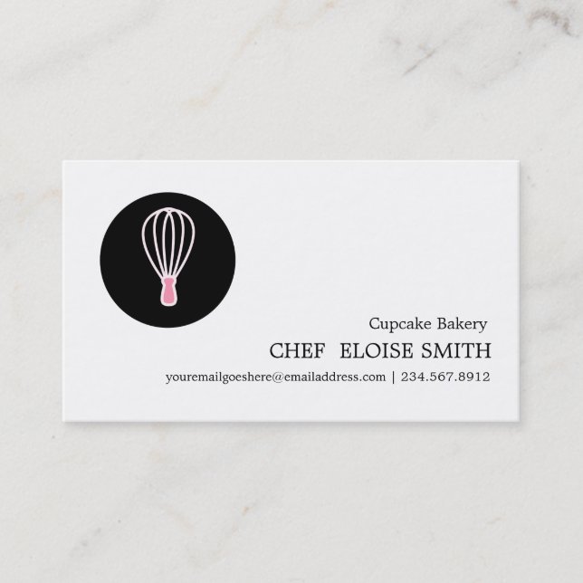 Carte de visite fait sur commande de cuisson (Devant)