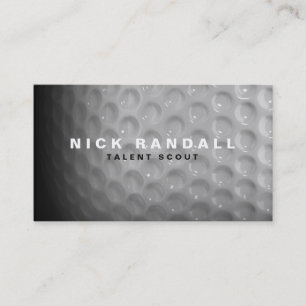 Carte de visite fait sur commande de GOLF